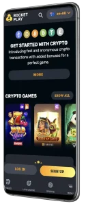 Android app at RocketPlay