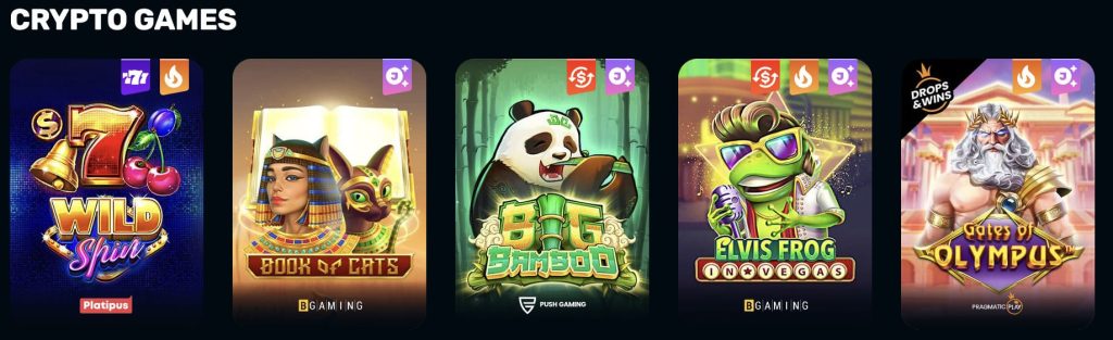 Crypto Games at RocketPlay Casino